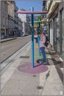en attendat le bus